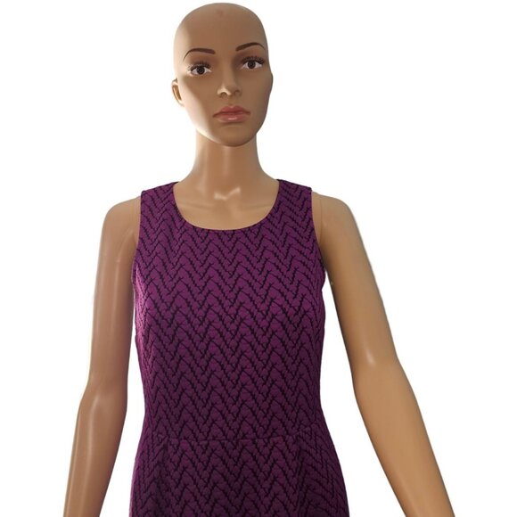 41‎ HAWTHORN | Jace Abstract Chevron Dress - Women | Color: Purple | Size: XS - Picture 3 of 11
